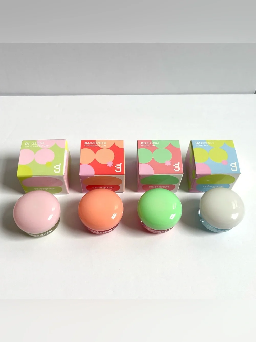 Set of Four (4) COLORGRAM Tintin Dory Lip Jams
